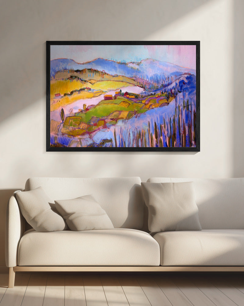 Colorful Hillscape | Canvas
