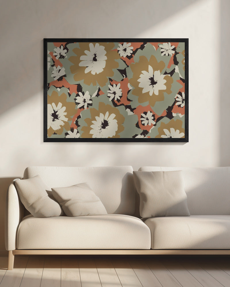 Bold Floral Symphony | Canvas