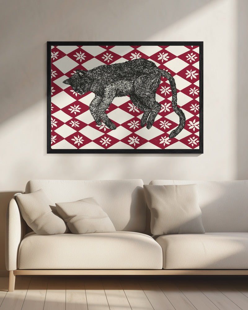 Sleeping Cat I | Canvas