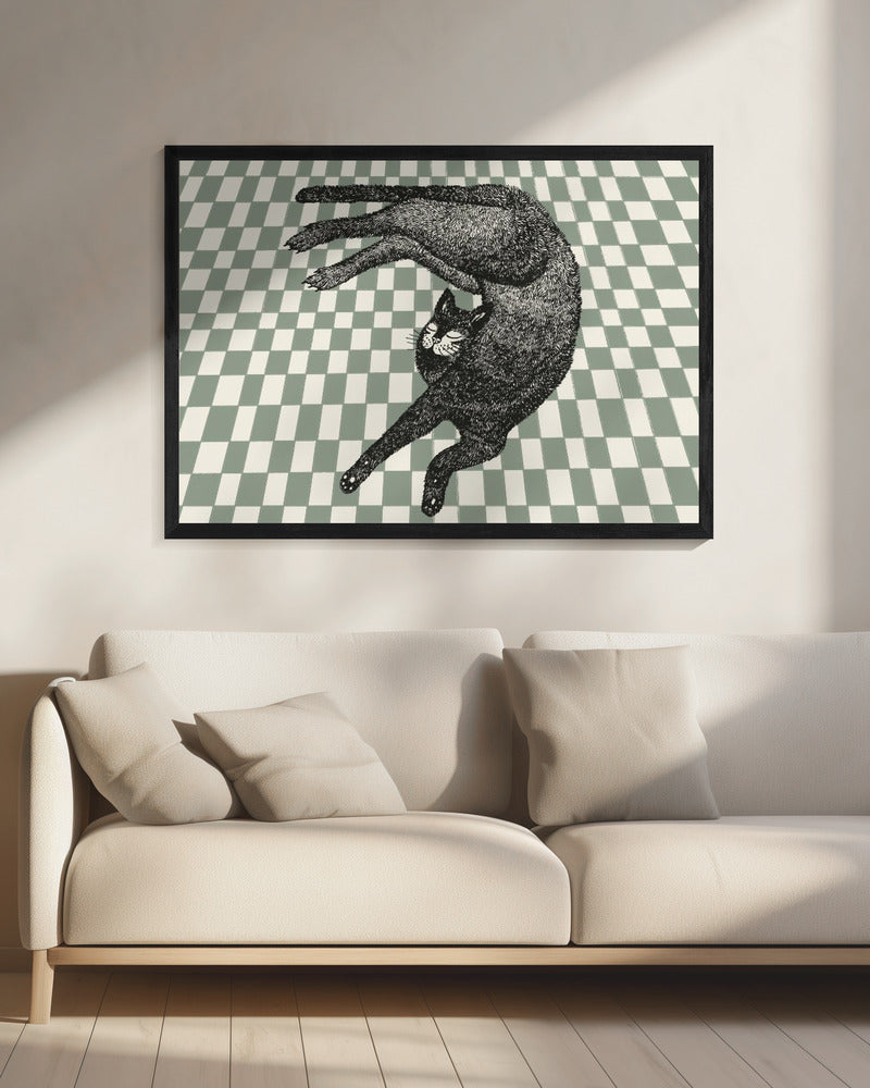 Sleeping Cat III | Canvas