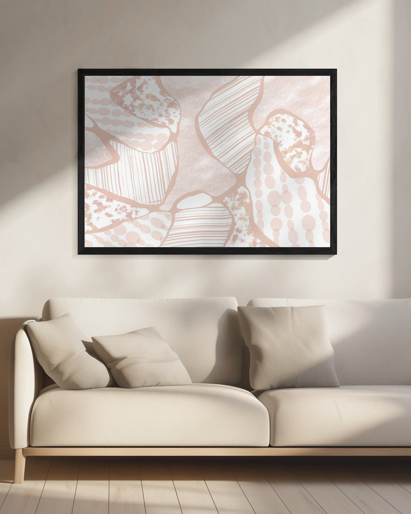 Curved Patterns Dance | Canvas