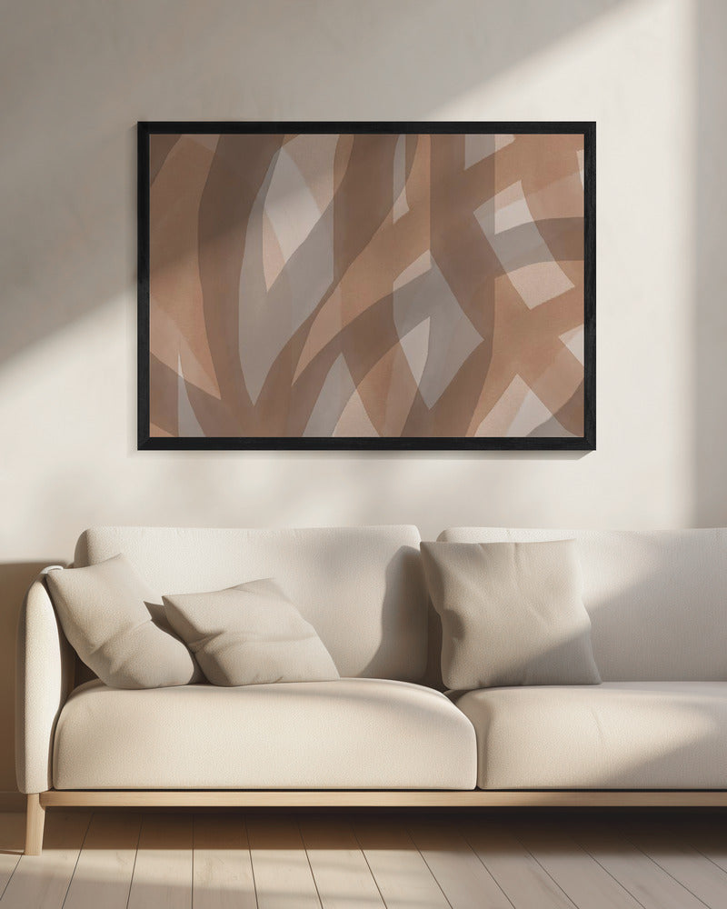 Neutral Abstract Watercolor In Nude and Pastel 5 | Canvas