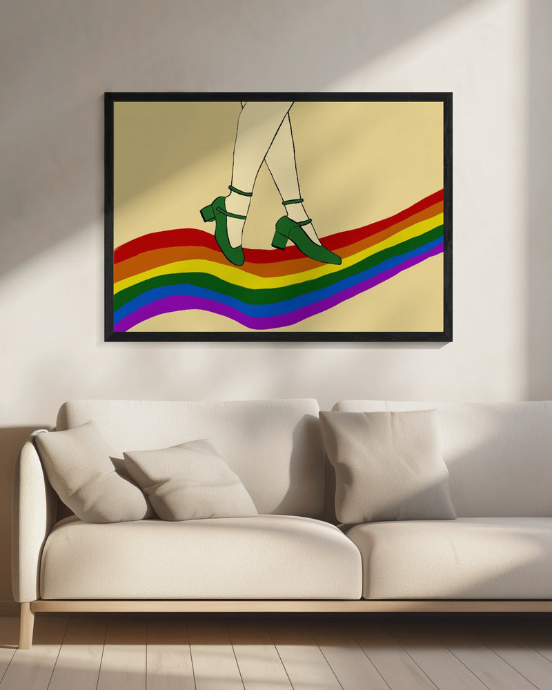 Rainbow Walk | Canvas