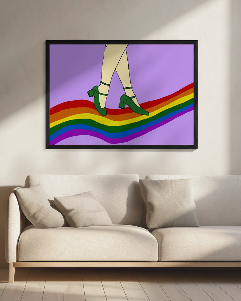Rainbow Walk | Canvas