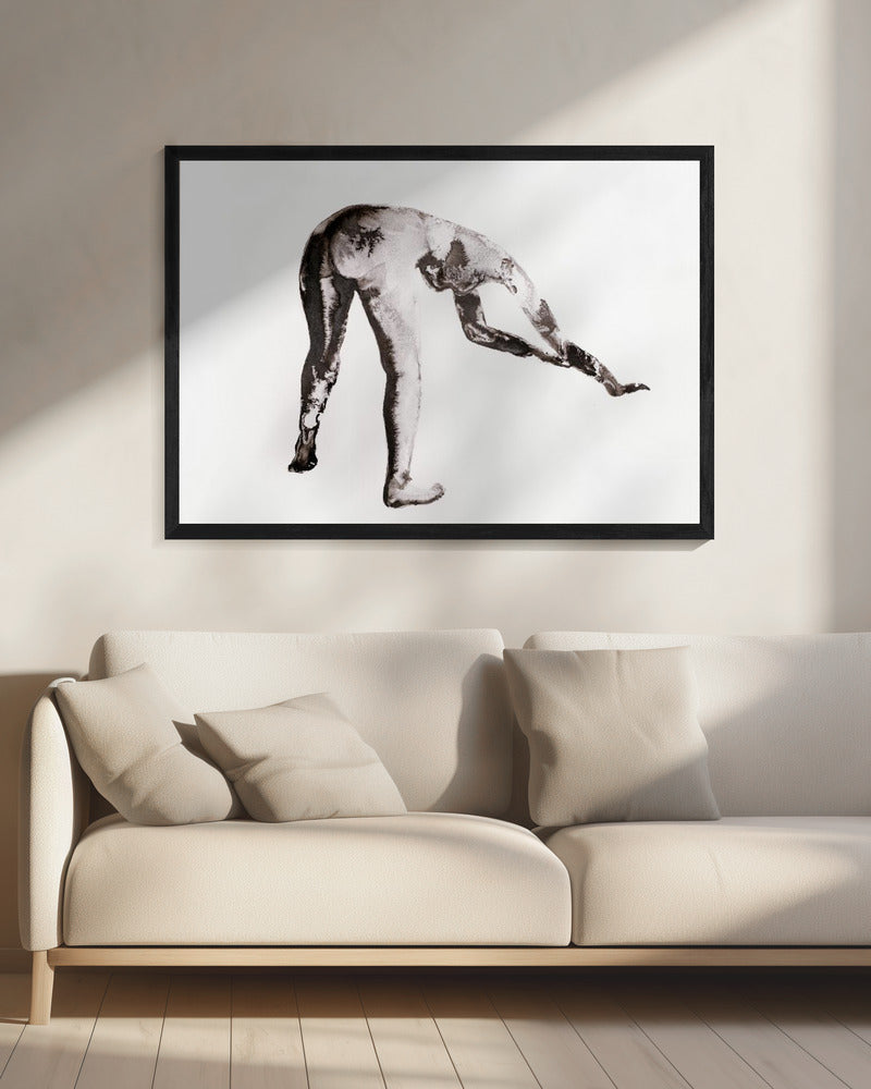 Ink Study No. 4 (gebückt) | Canvas