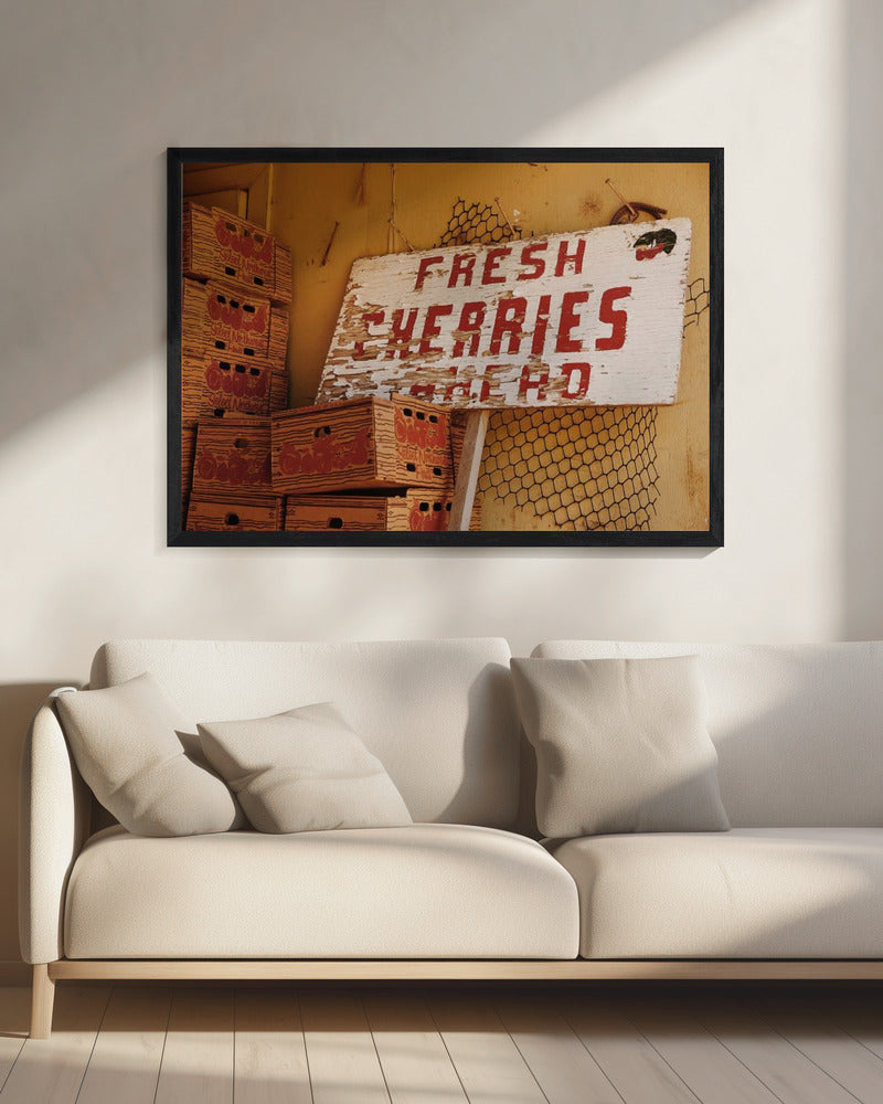 Fresh Cherries Ahead | Canvas