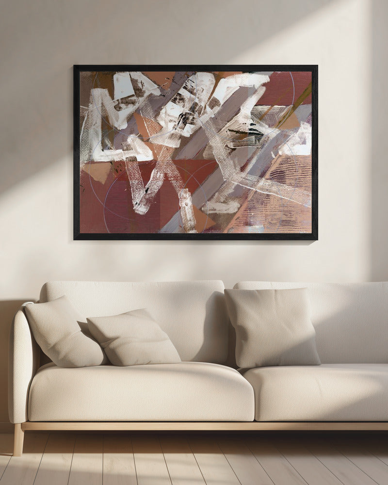 Abstract Circles and Textures 2 | Canvas