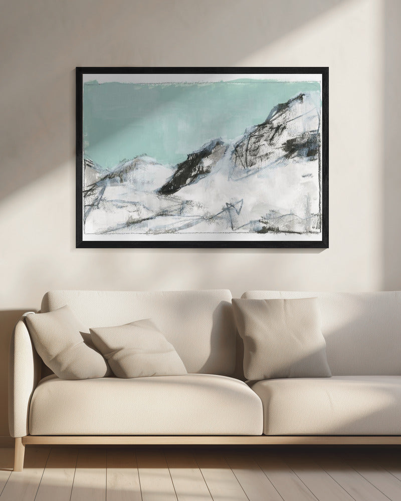 White Mountains Print No1 | Canvas