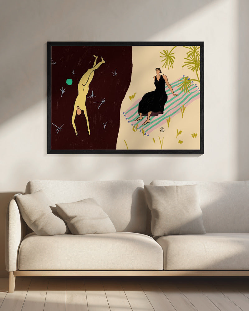 Diving Figure | Canvas