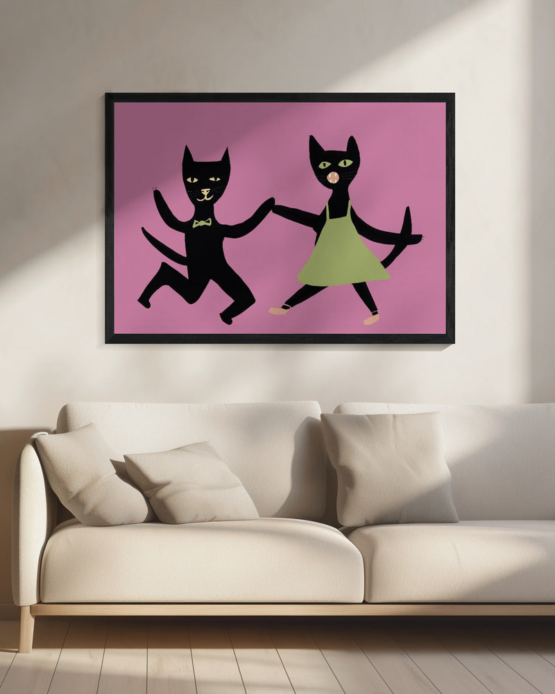 Dancing cats | Canvas