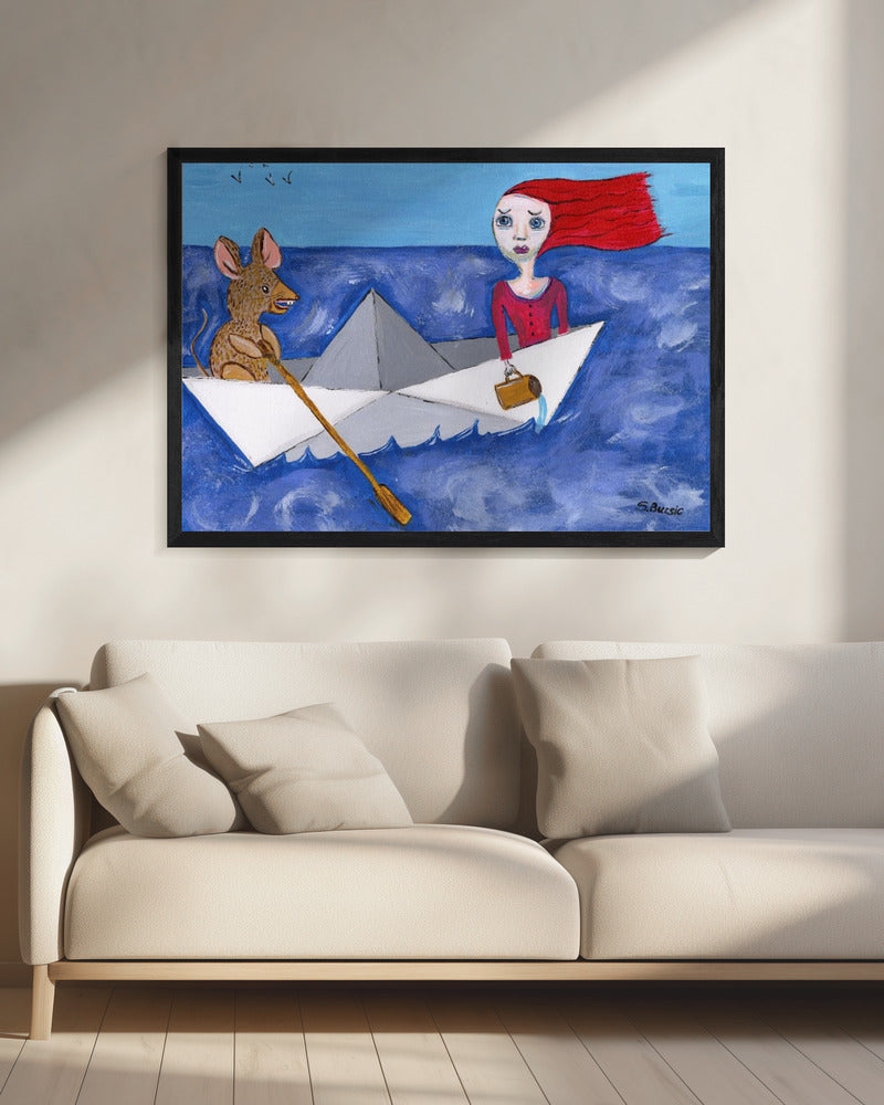 Don&#039;t go out in a paper boat with a Rat. | Canvas