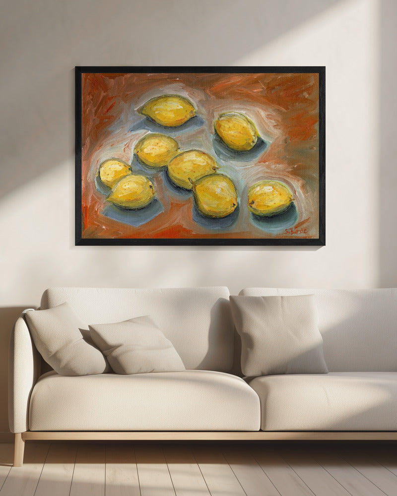 Lemons with Shadow | Canvas