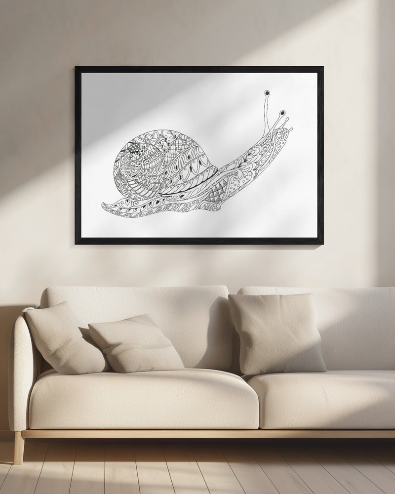 Whimsical Snail Maze | Canvas