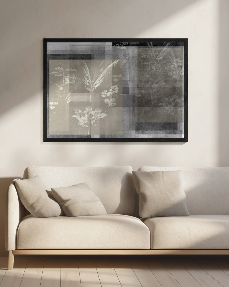Abstract Botanicals in Neutral Tones | Canvas