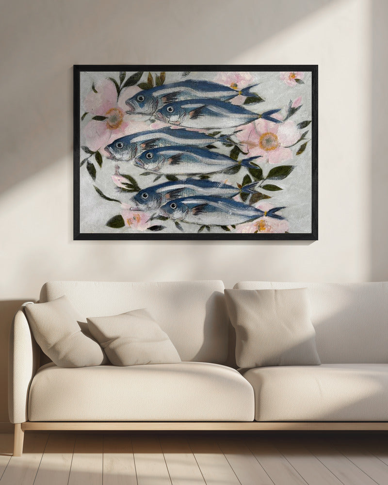Sardines In Pink | Canvas