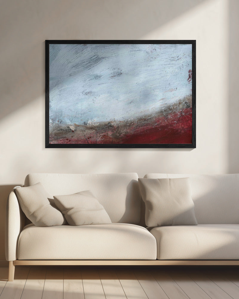 Crimson Horizon | Canvas
