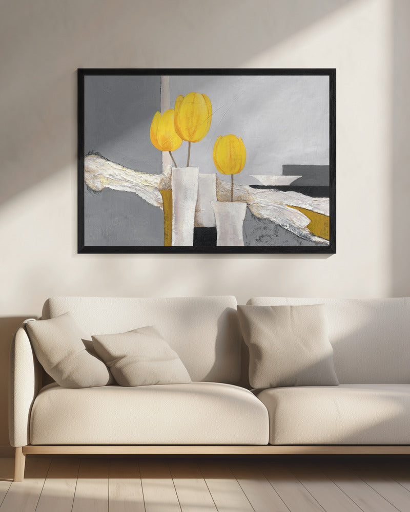 Golden Tulip Trio | Canvas