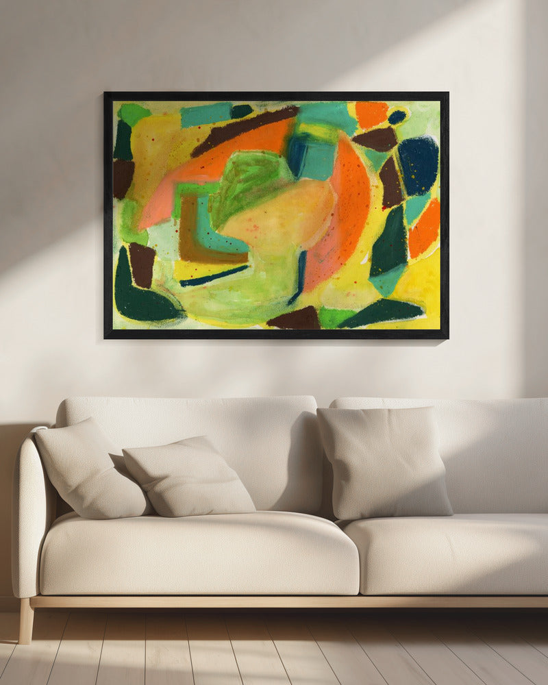 Watercolour &amp; pastel Abstract | Canvas