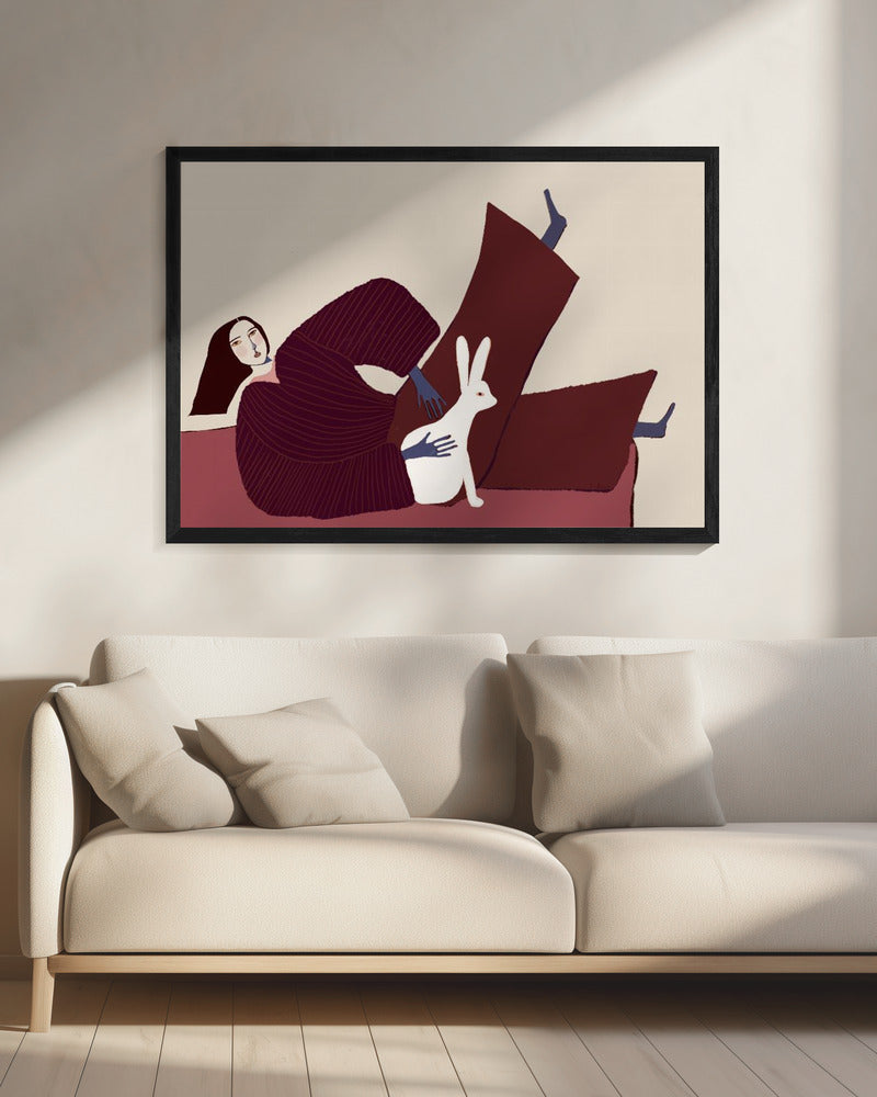 Rabbit lover | Canvas