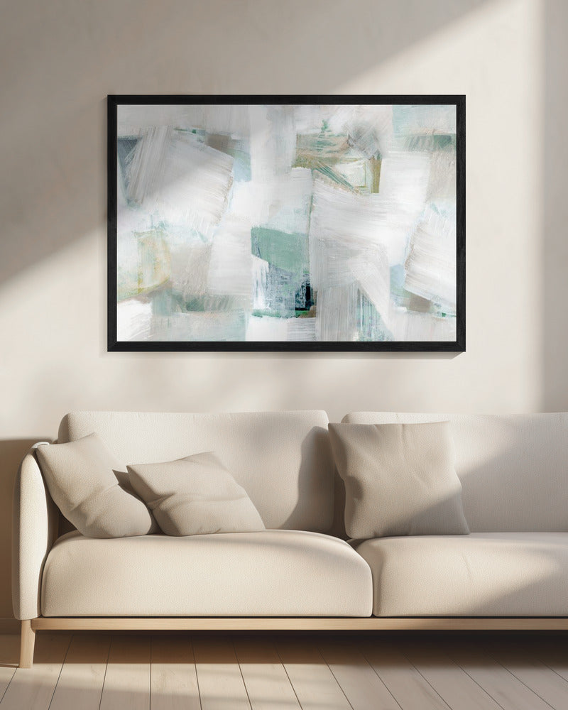 Whispers of White and Blue | Canvas