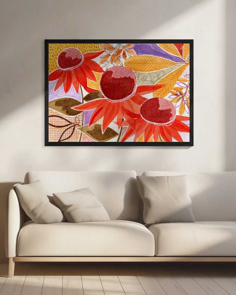 Layered Botanical Watercolour | Canvas