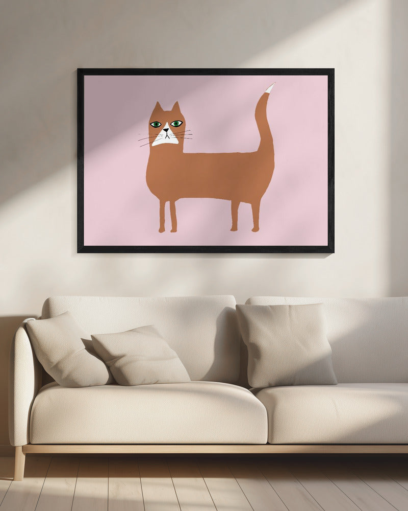 Cat ginger orange | Canvas