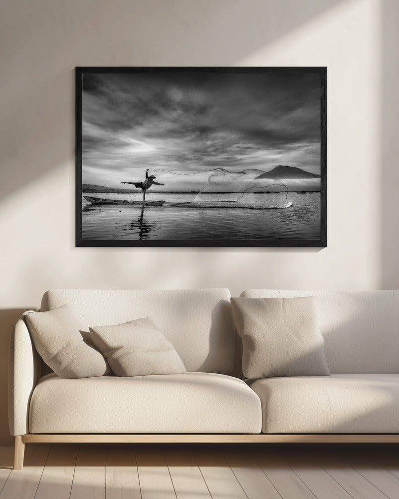 man behind the nets | Canvas