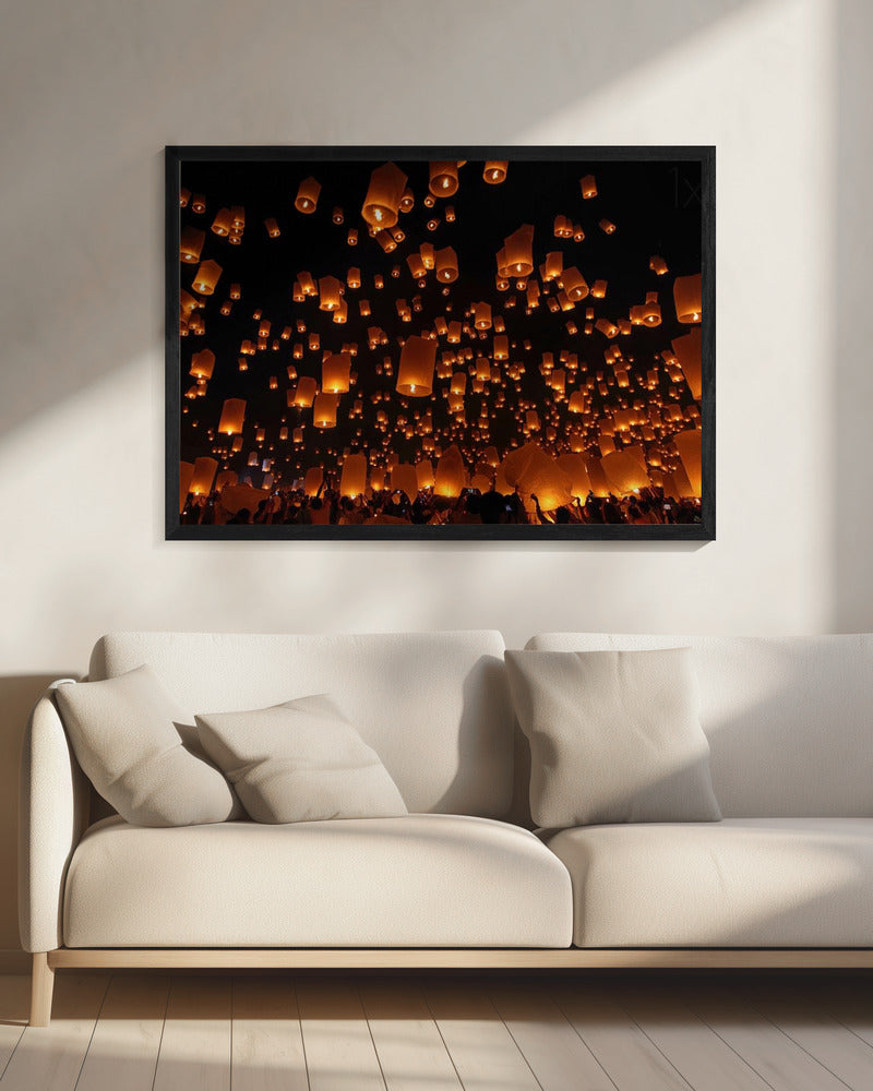 Floating Lanterns | Canvas