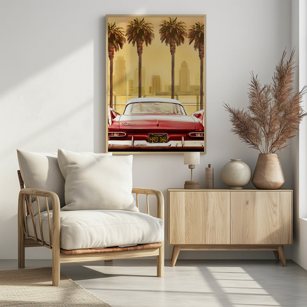 PLYMOUTH SAVOY WITH PALMS | Poster