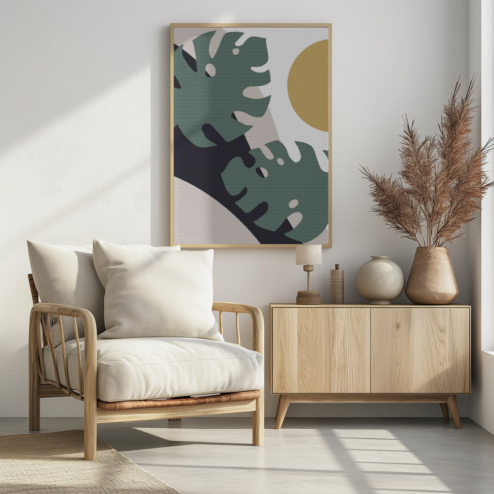 Monstera Cut Out 01 | Poster