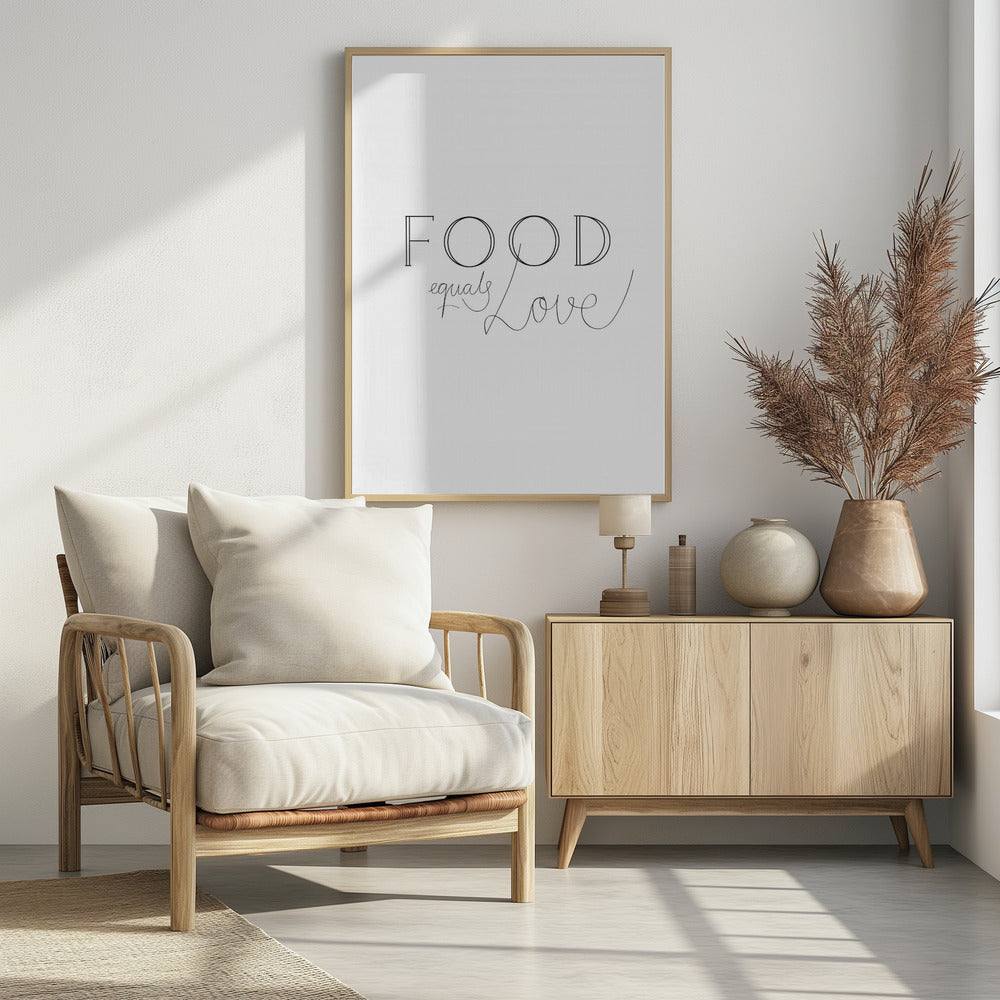 Food is Love | Poster