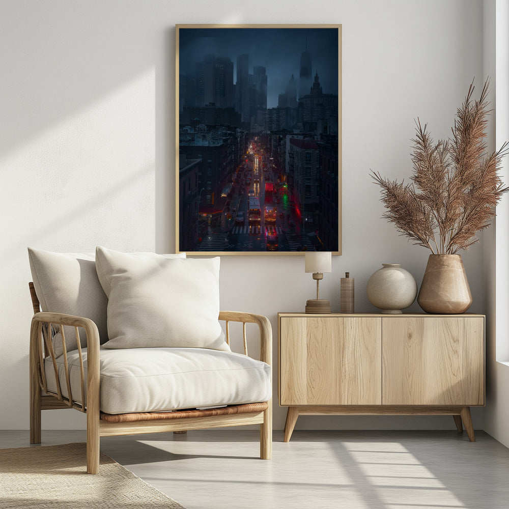 Raining China Town | Poster