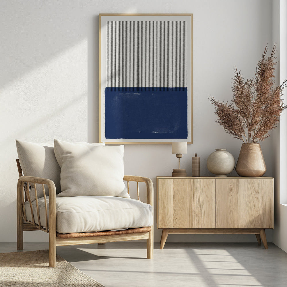 Blue Line Harmony | Poster