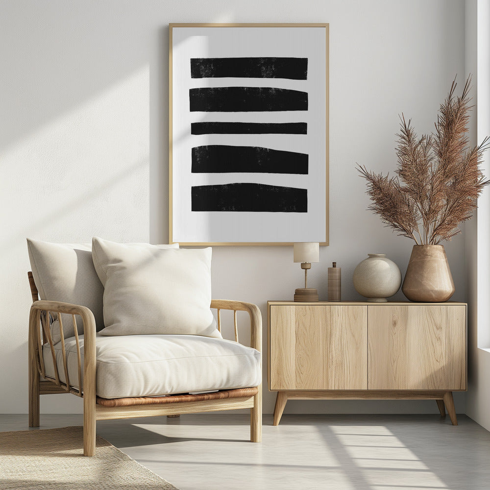 Monochrome Stripes | Poster