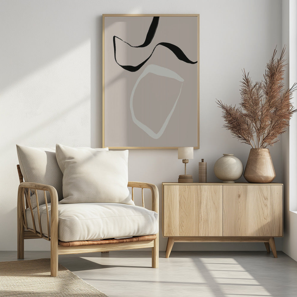 Floating Shapes | Poster