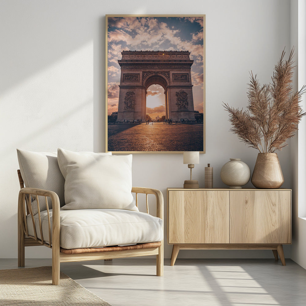 Golden Arc of Paris | Poster