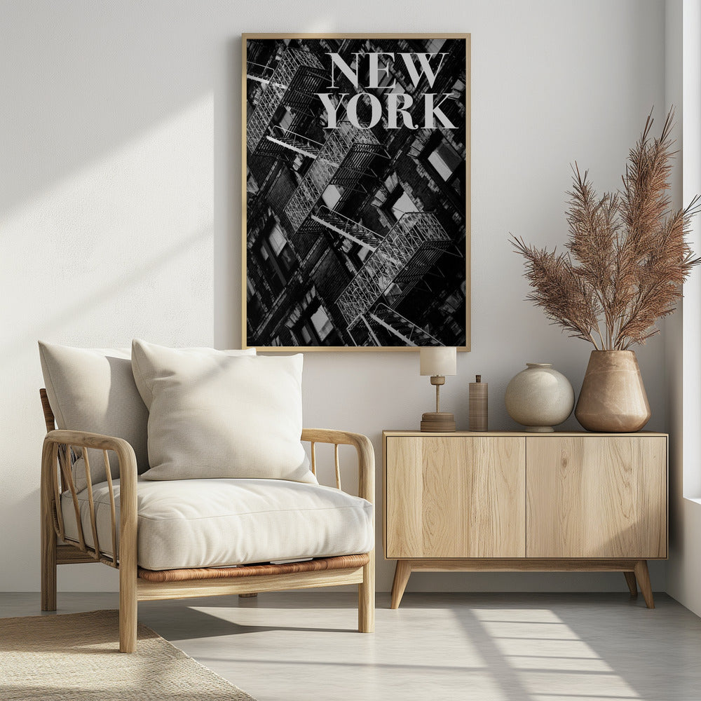 NYC Fire Escapes | Poster