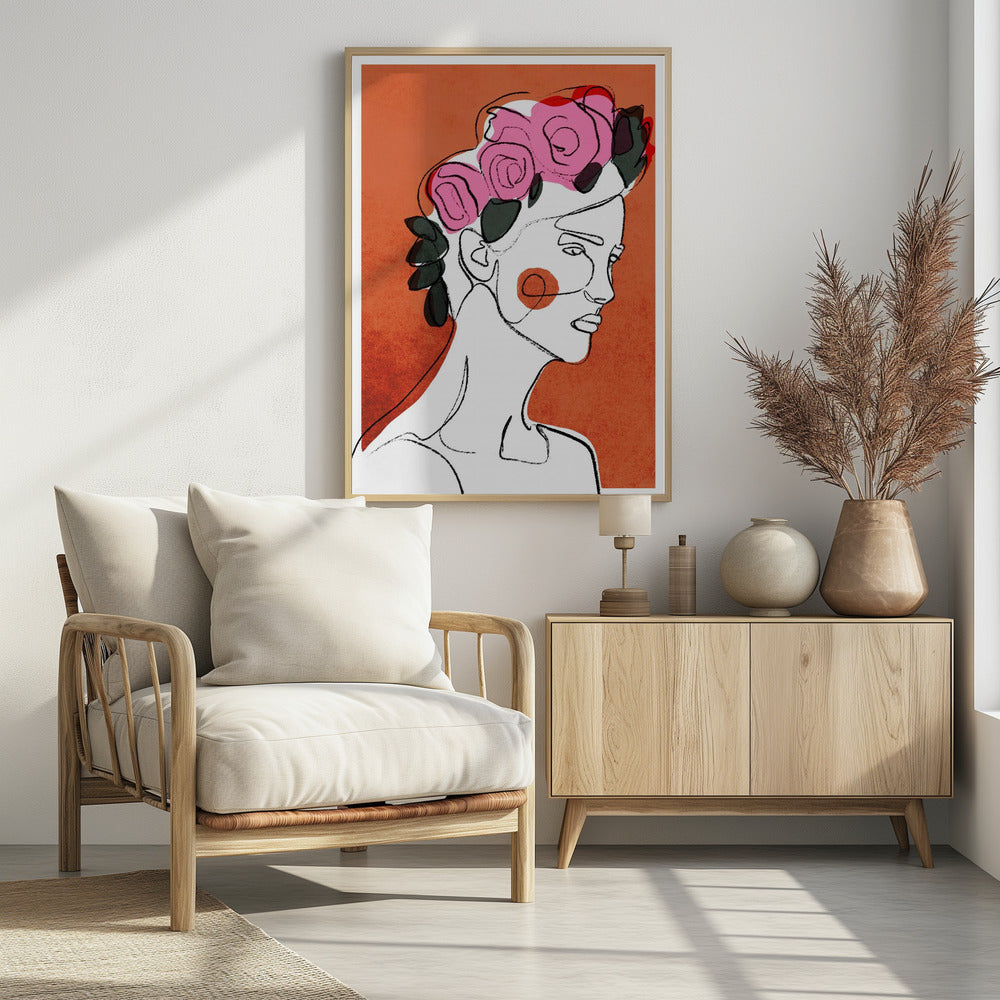 Floral Contemplation | Poster