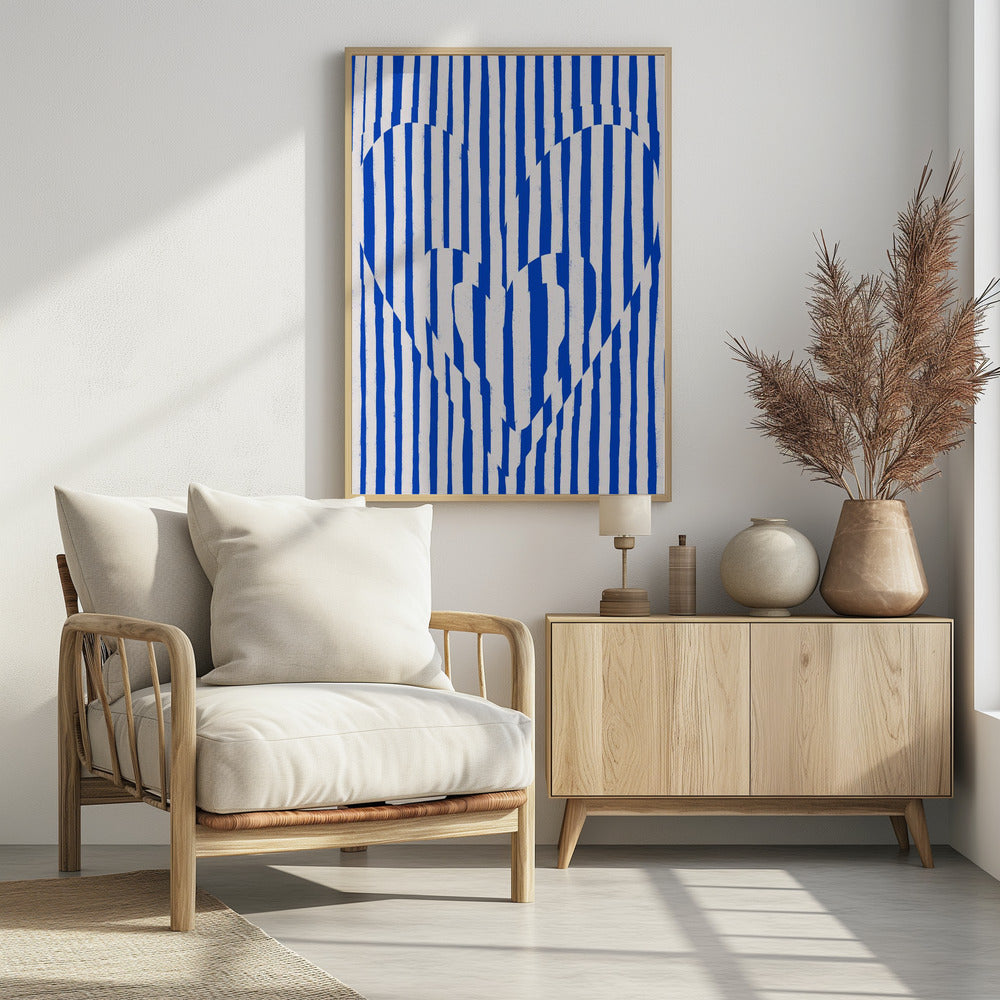 Heartbeat Stripes | Poster