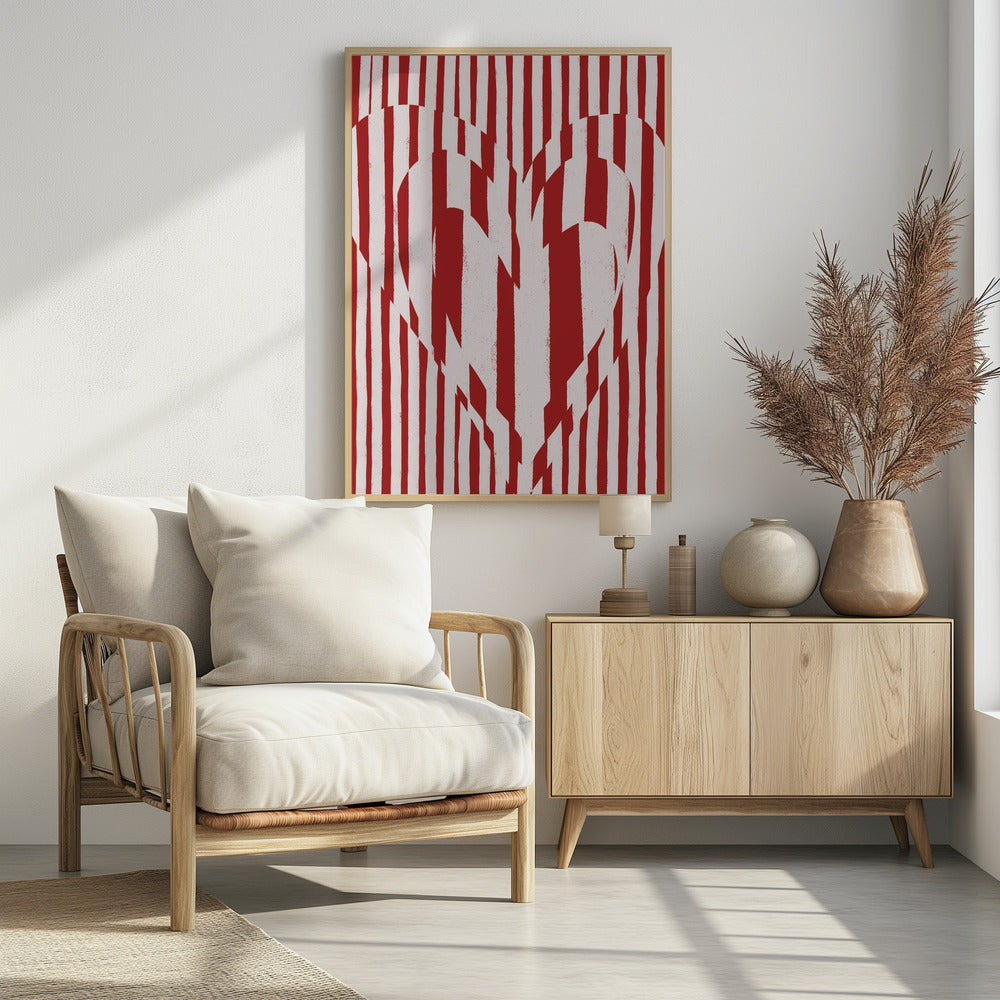 Heart in Stripes | Poster