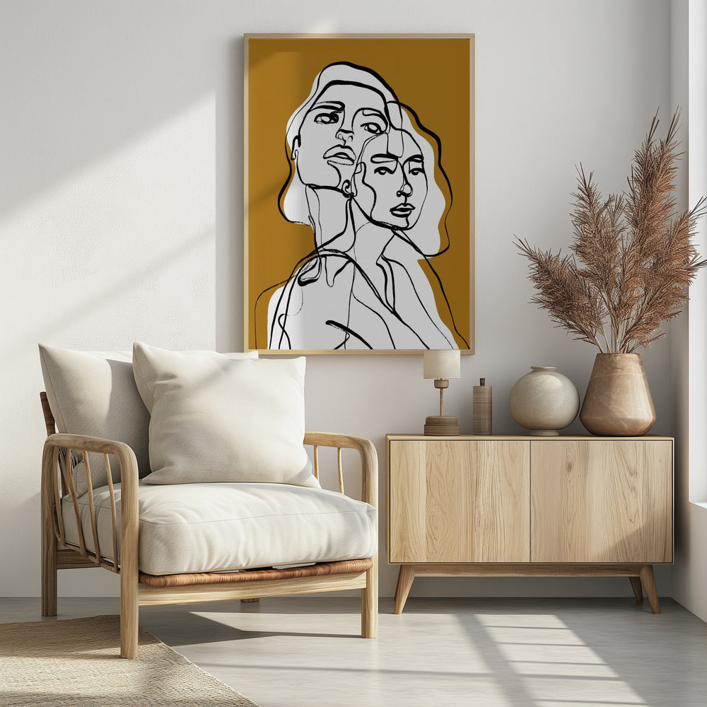 Interwoven Faces | Poster