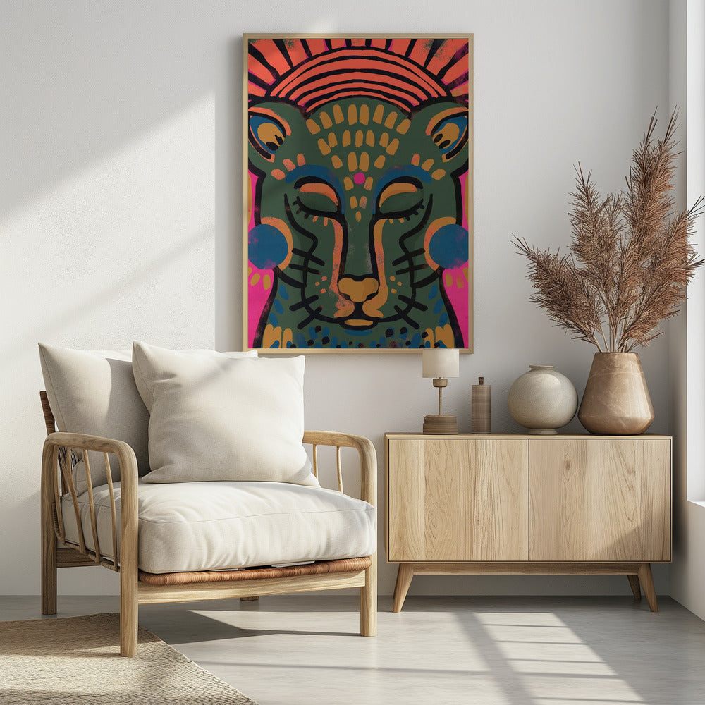 Vibrant Feline Dream | Poster