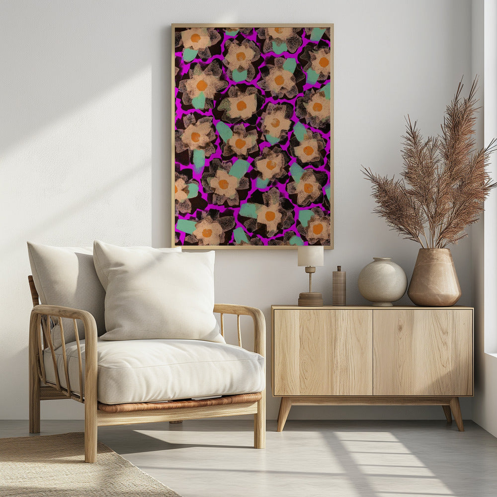 Vibrant Petal Dance | Poster