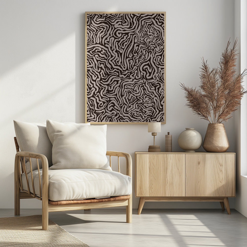 Abstract Maze Lines | Poster