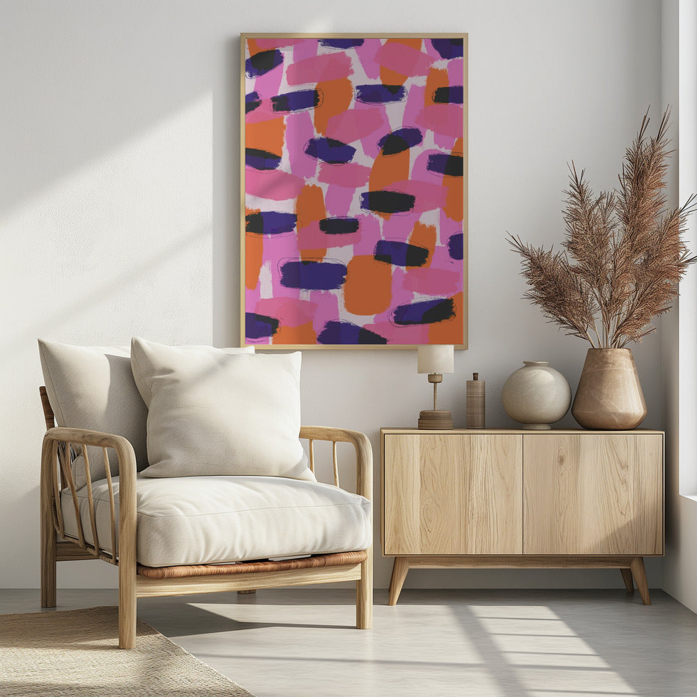 Vibrant Brushstrokes | Poster