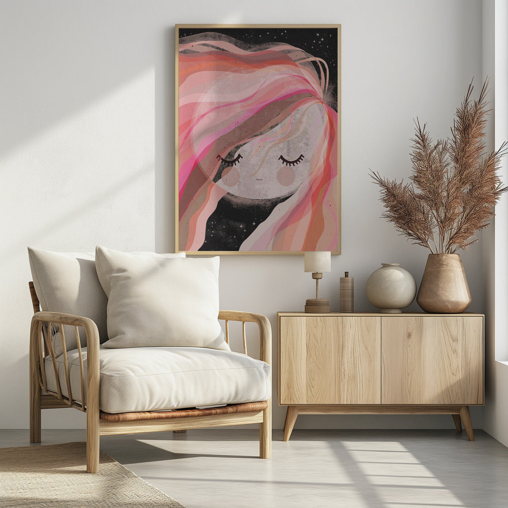 Dreamy Moon Whispers | Poster