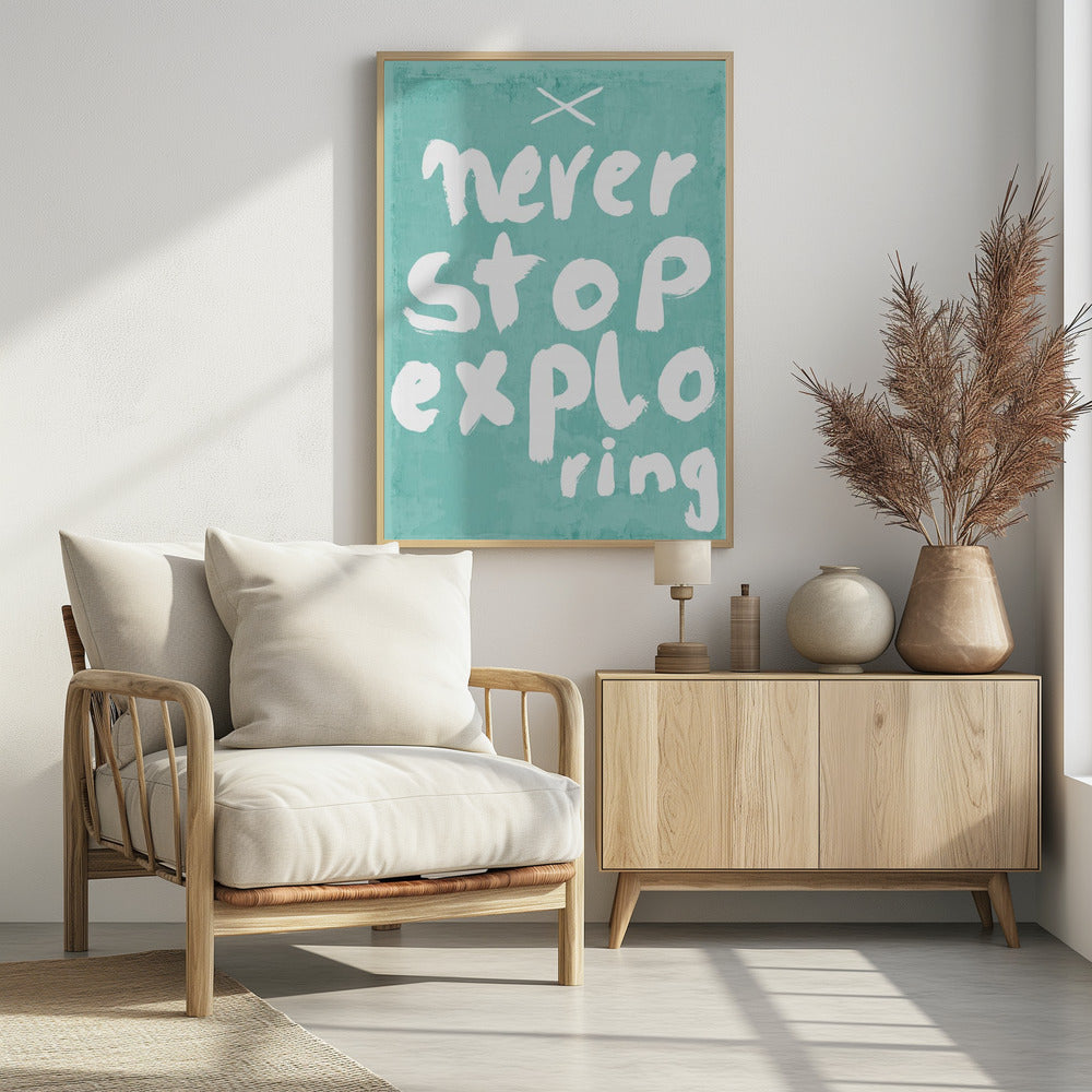 Never Stop Exploring | Poster