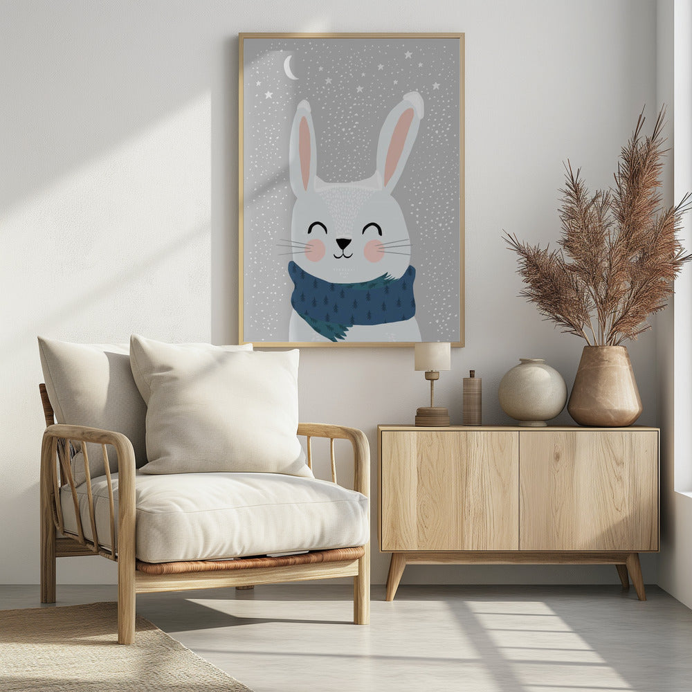 Winter Bunny Bliss | Poster
