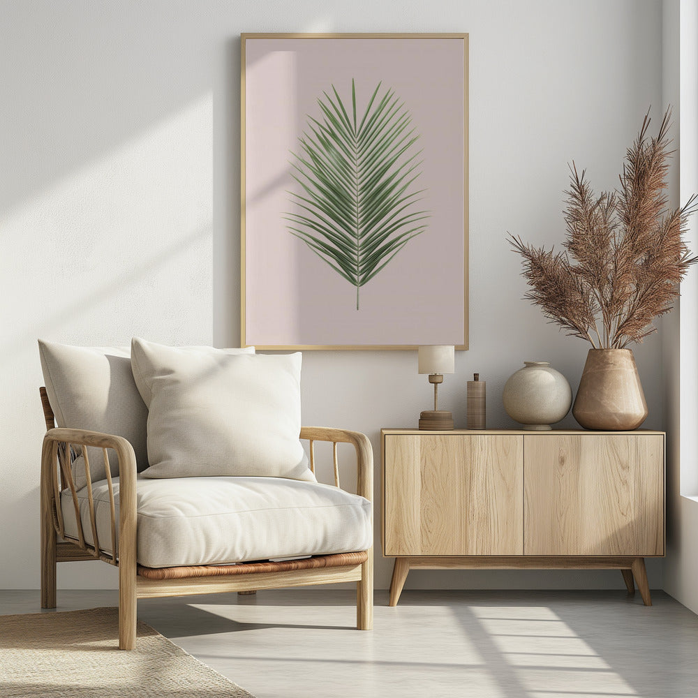 Palm Leaf Blush | Poster