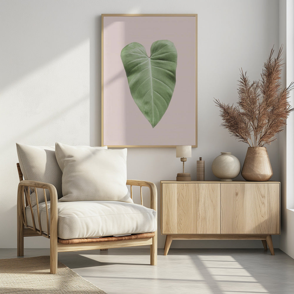 Tropical Leaf Blush | Poster